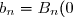 b_n = B_n(0).